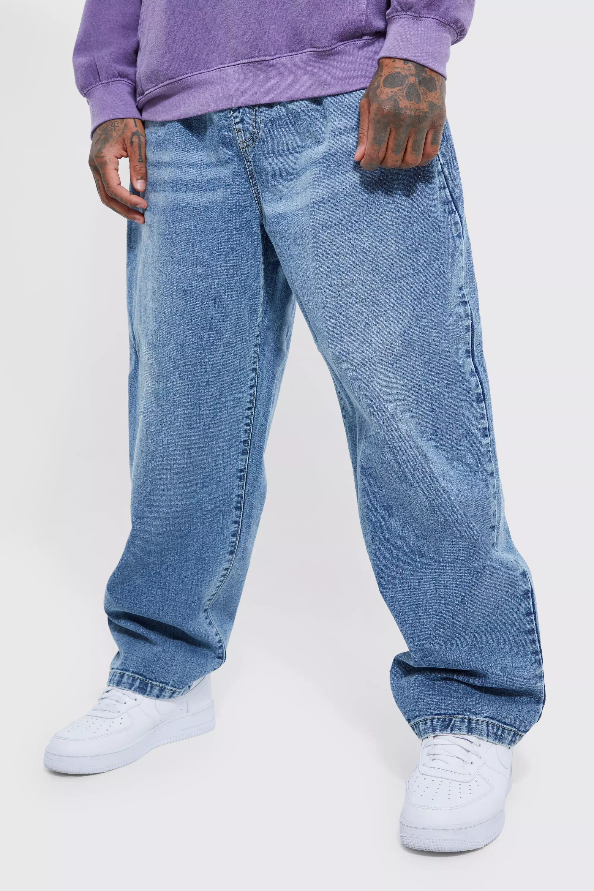 Elastic Waist Skate Jeans